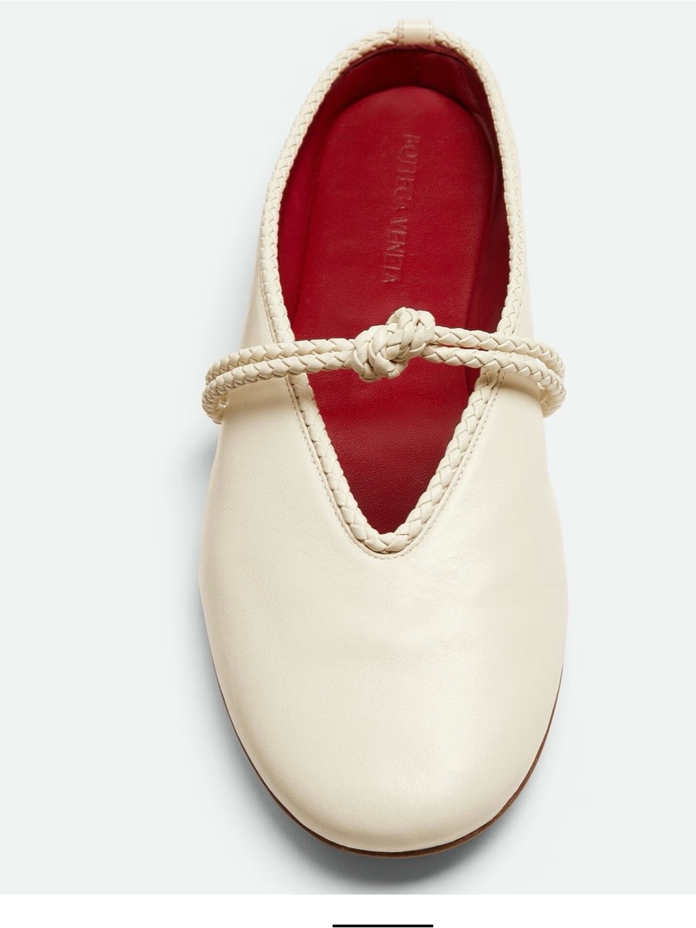 Botega Veneta Rosa Mary-Jane Ballerina shoes-NEW